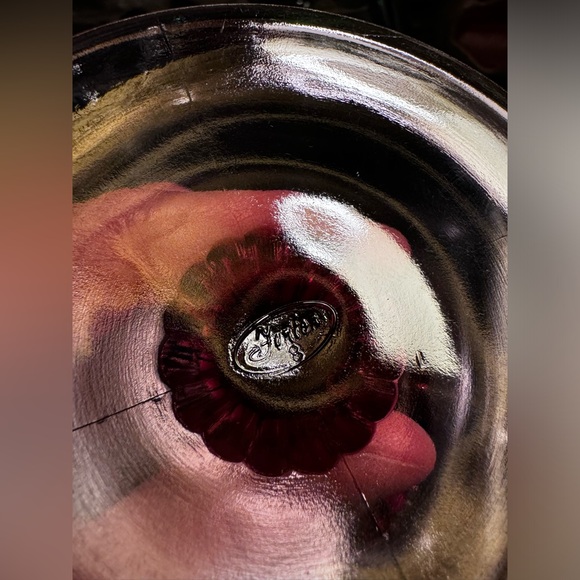 Fenton Vintage Dusty Rose Glass Basket✨ - Picture 9 of 11